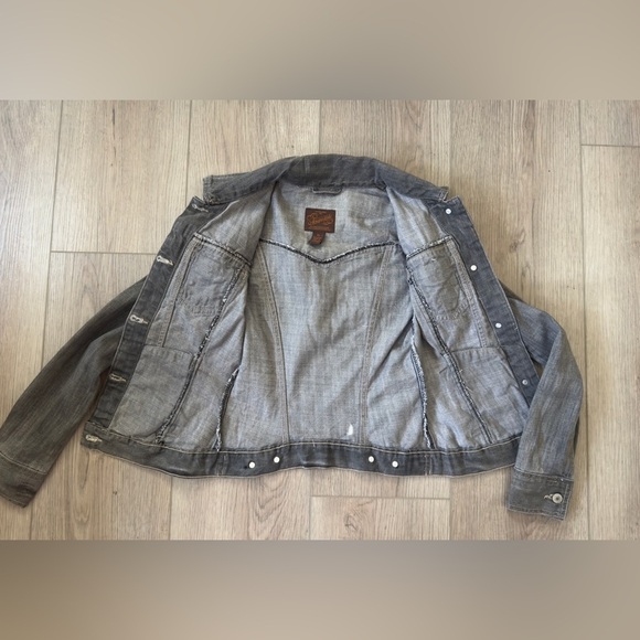 Vintage Aeropostale Gray Jean Jacket Timeless Style 🩶 - Picture 7 of 7
